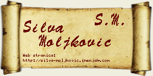Silva Moljković vizit kartica